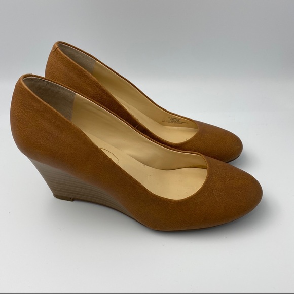 Jessica Simpson Shoes - Jessica Simpson | Brown wedge pumps “Sampson”